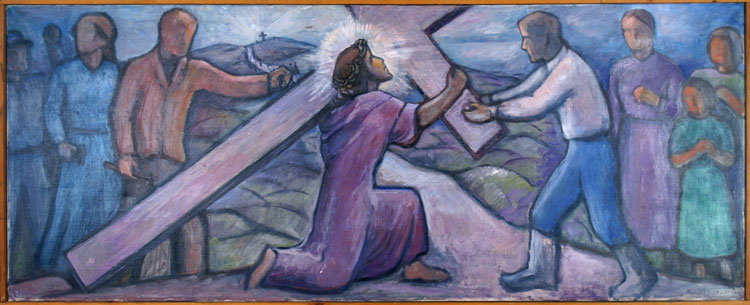 Maalaus "Risti" 1951